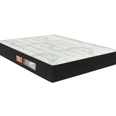 Imagem de Colchão Queen Size Molas Bonnel Venezia 24x158cm Hard Coil Orthoflex Preto/Cinza