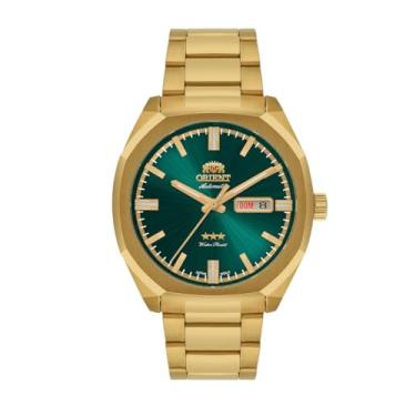 Imagem de RELOGIO ORIENT AUTOMATICO VERDE METAL DOURADO NH3GG008 E1KX