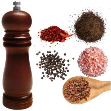 Imagem de Moedor Manual Para Pimenta Temperos em Grãos Culinária Profissional Sa