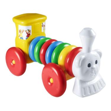 Imagem de Trenzinho Piuí Piuí Educativo Infantil Brinquedo Maralex