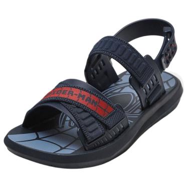Imagem de Sandália Infantil Menino Ajustável Confortável Homem Aranha