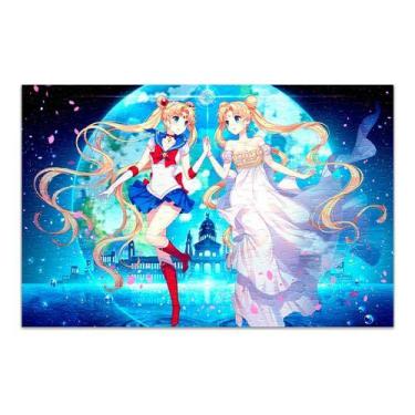 Imagem de Quebra Cabeça Sailor Moon Personalizado 120 Peças - Pomps Geek