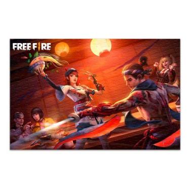 Imagem de Quebra Cabeça Free Fire Personalizado 120 Peças 001 - Pomps Geek