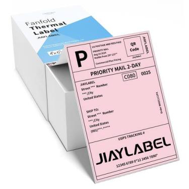 Imagem de Adesivos térmicos de remessa JIAYLABEL 4x6 500 Labels
