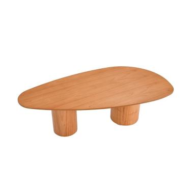 Imagem de Mesa De Centro Imperial Organica Com Base Redonda Amendoa 122cm