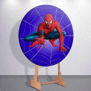 Imagem de Painel Sublimado Capas Heroi Cute Menino Aranha Decoração Festa Estamp