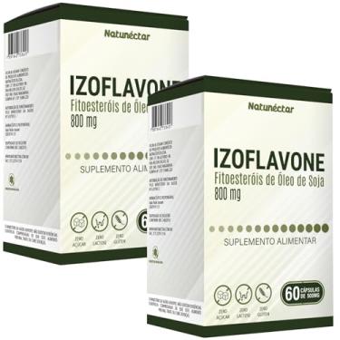 Imagem de Combo 2x Izoflavone 60 Cápsulas Fitoesteróis de Óleo de Soja