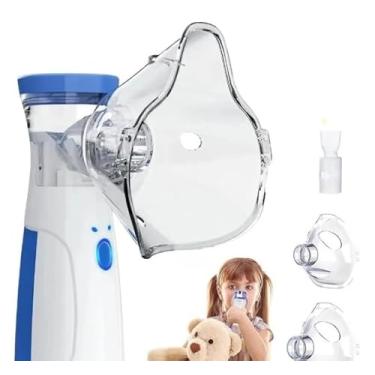 Imagem de Nebulizador Portátil Mini Inalador Silencioso Ultra-sônico Automático para Adultos e Crianças