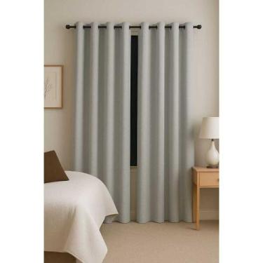 Imagem de Cortinas tecido blackout corta luz - R A CONFECCOES, GELO, 2,80X1,70
