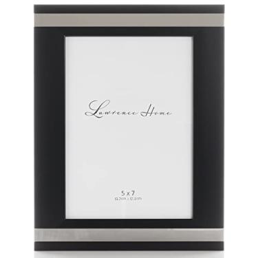 Imagem de Porta-retrato Avant preto e prata 12,7 x 18,7