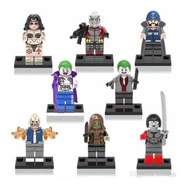 Imagem de Bonecos Blocos De Montar Esquadrão Suicida Coringa Katana