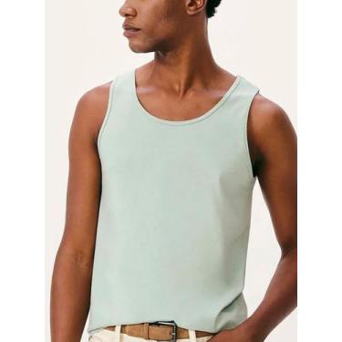 Imagem de Camiseta Regata Hering 0199 Masculina Slim Algodão T. P/XXG, M, Whb, V