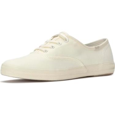 Imagem de Keds Tênis feminino Champion de lona com cadarço, Lona de garça, 39