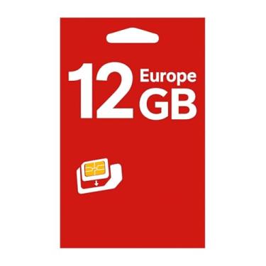 Imagem de Chip Vodafone Europa, Franquia 12GB + Chamadas - 30 Dias