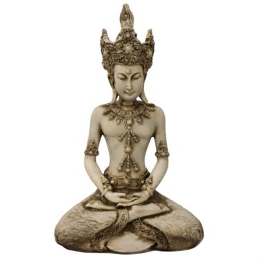 Imagem de Estatueta Buda Hindu Tibetano Tailandês Decoração Casa Templo Meditação Relaxamento Zen Yoga