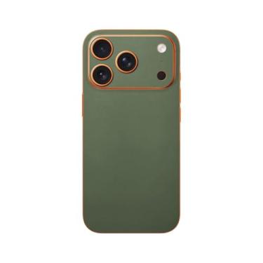 Imagem de SopiGuard Película adesiva para iPhone 17 Pro Max envoltório de corpo inteiro de precisão de ponta a ponta (verde militar fosco)
