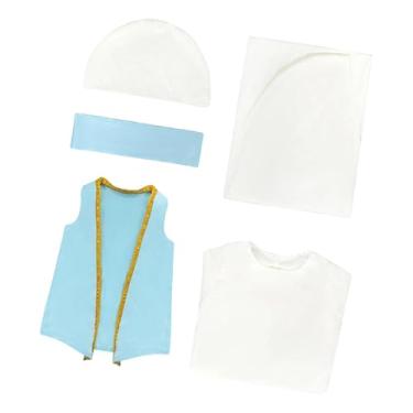 Imagem de Colaxi Fantasias da Virgem Maria para Crianças, Roupas para Meninas para Apresentações de Palco e Bailes de Máscaras, L