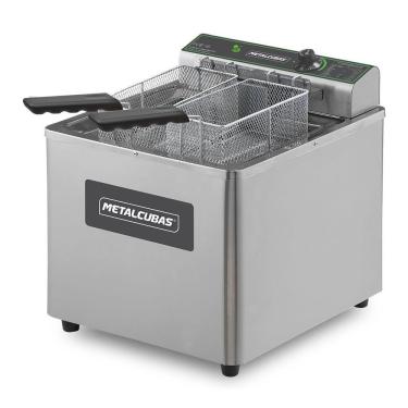 Imagem de Fritadeira Elétrica Zona Fria De Mesa Metalcubas 15 Litros Foe15m 3100w 110V