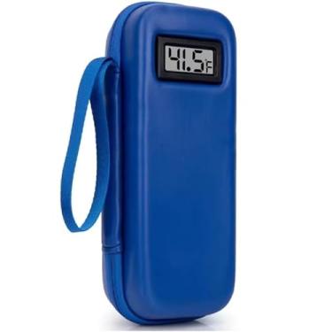 Imagem de InsuTravel Pro – Estojo Térmico para Insulina com Display de Temperatura, Aprovado pela TSA, Compartimentos Internos e Suporte para Bolsa de Gelo – Porta Insulina Ideal para Viagens e Uso Diário