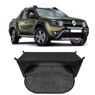 Imagem de Bolsa Para Caçamba Bag Maleiro Renault Oroch Pickup Mala Impermeável 285 Litros Carrhel