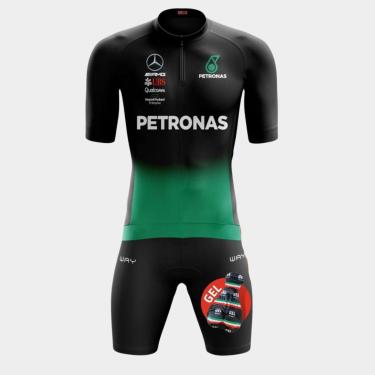 Imagem de Conjunto de Ciclismo Masculino - Camisa Roda Vermelha (PRO) e Bermuda GEL (WAY)-Masculino