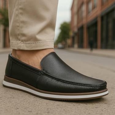 Imagem de Mocassim Loafer Florença em Couro Floater 081 (Marrom, BR, Adulto, Numérico, 44)