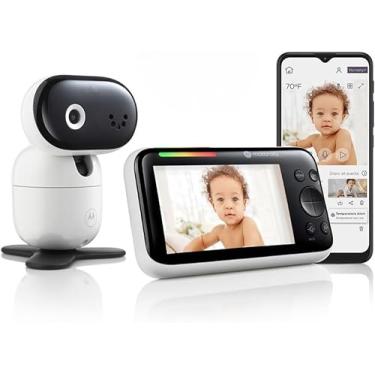 Imagem de Babá Eletrônica Sem Fio com Vídeo, Monitor de Voz, Visão Noturna