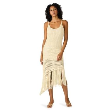 Imagem de Steve Madden Vestido feminino Sophiya de crochê, Natural, GG