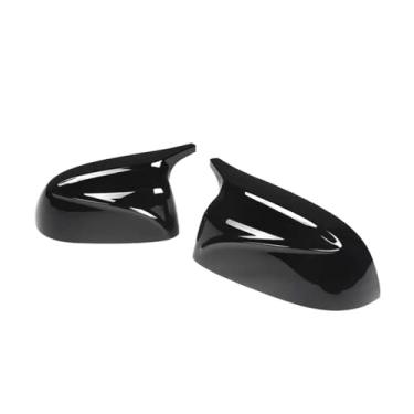Imagem de Espelho retrovisor cobre tampas compatíveis para bmw x3 x4 x5 x6 x7 g01 g02 g05 g06 g07 g08 2017-20204(Glossy Black)