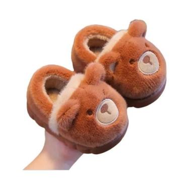 Imagem de Chinelos De Algodão Para Meninos E Meninas, Outono Inverno, Estampa De