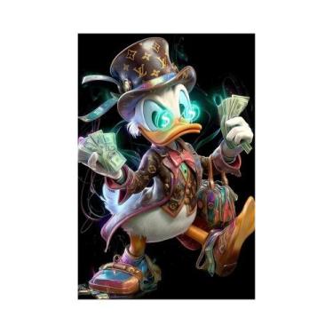 Imagem de Pôster De Arte Graffiti Do Pato Donald Pintura Em Tela Impressões De D