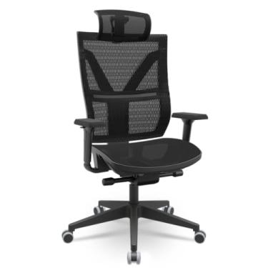 Imagem de CADEIRA DARIX X+ TELA SLIDER BRAÇO 3D EM PU PLAXMETAL NACIONAL