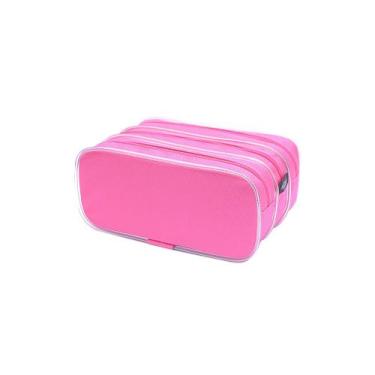 Imagem de Estojo Escolar Triplo Pink Estojos Kids