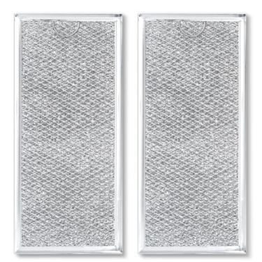 Imagem de [Pacote com 2] Substituição do filtro de micro-ondas, filtro de ventilação de micro-ondas, filtro de graxa de micro-ondas, filtros de ar do forno de cozinha sobre o ventilador de ventilação (MRF-13X6)