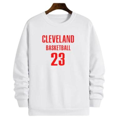 Imagem de Blusa Moletom Gola Basquete Cleveland Basketball número 23 - Loja Clic