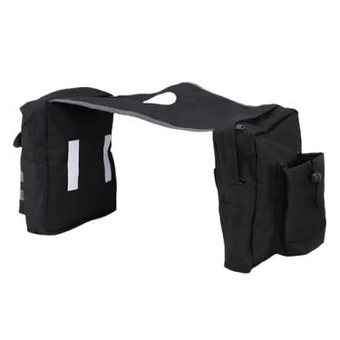 Imagem de WALFRONT Bolsa de Tanque ATV à Prova d'água Universal, Bolsa de Selim para Motocicleta Com Tiras Reflexivas para Moto de Neve ATV UTV, Armazenamento Com Vários Compartimentos para Aventuras Ao Ar