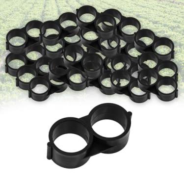 Imagem de Pacote com 20 fechos de extremidade de irrigação por gotejamento de 1/2 polegada, para tubos de irrigação de 1,27 cm, plugues de linha de gotejamento de 17 mm de 1,5 cm, conectores de tampa de