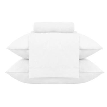 Imagem de Kit Jogo de Lençol Buddemeyer 4 Peças Cama Casal 200 Fios Gran Percall