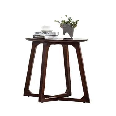 Imagem de Mesa de centro pequena mesa de centro sala de estar pequena mesa lateral moderna minimalista sofá lateral pequena mesa de canto varanda pequena mesa redonda quarto (A)