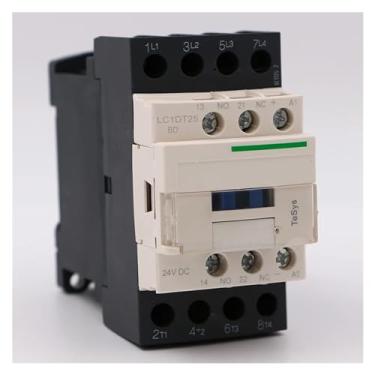 Imagem de LC1DT25BD Contator eletromagnético CC 4P 4NO LC1-DT25BD 25A 24V DC Bobina