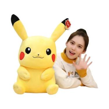 Imagem de Almofada De Pelúcia Kawaii Pokémon Pikachu, Brinquedo Macio Para Crian