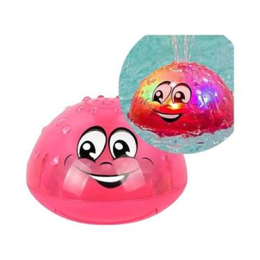 Imagem de Brinquedo De Banho LED Rotativo Em Forma De Bola, Spray De Chuveiro Pa