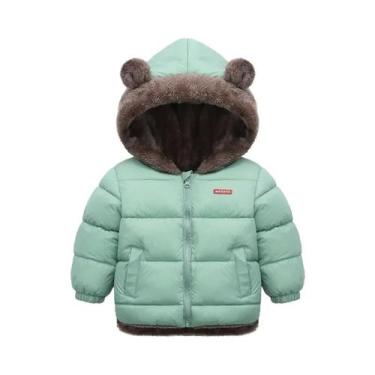 Imagem de Jaquetas De Inverno Com Capuz Para Meninos E Meninas, Forradas Em Flee