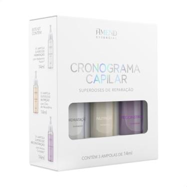 Imagem de Cronograma Capilar Superdoses de Reparação Amend Essencial, 3 ampolas