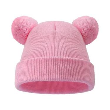 Imagem de Gorro De Malha Quente Para Bebês Meninos E Meninas, Acessórios Infanti
