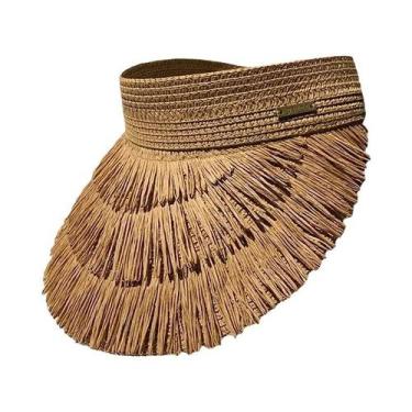 Imagem de Chapéu De Palha Com Franjas Para Mulheres, Proteção UV, Moda Designer,