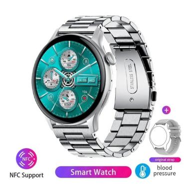 Imagem de Relógio Smartwatch Feminino Foxbox 7012A À Prova D'Água Prata Tela Hd Amoled