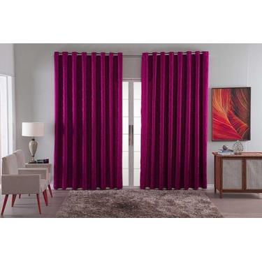 Imagem de Cortina Sala Quarto Decoraçao Jacquard Tecido Luxo 4,00X2,80 - Bf Conf