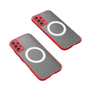 Imagem de Capa Magnética Fosca Para Carregamento Sem Fio Samsung Galaxy Série a 