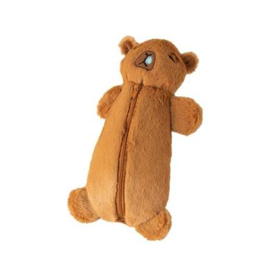 Imagem de Estojo de lápis de pelúcia Capybara Design, tamanho grande, 27x15cm, p